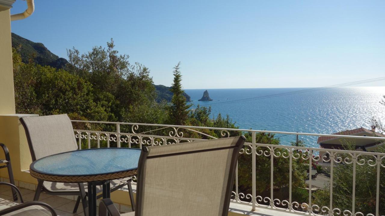 Natalia Apartment B With Panoramic Sea Views Of Agios Gordios Bay 외부 사진