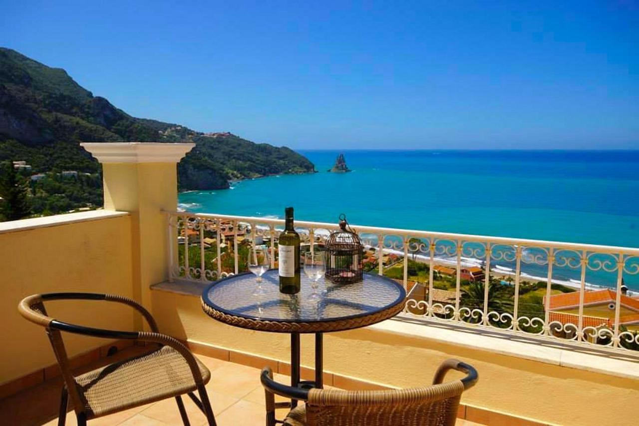 Natalia Apartment B With Panoramic Sea Views Of Agios Gordios Bay 외부 사진